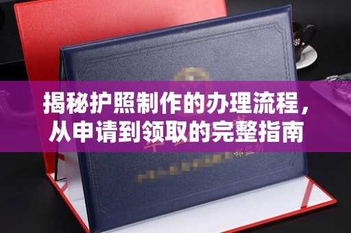 阿坝揭秘护照制作的办理流程，从申请到领取的完整指南