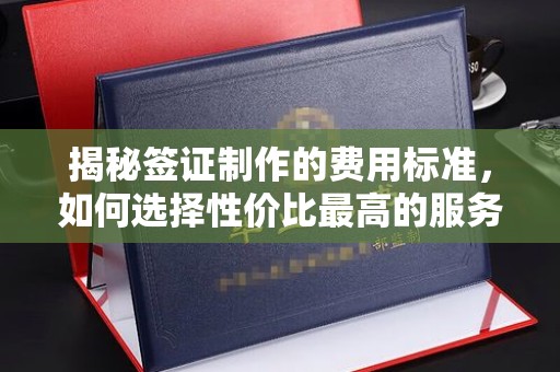 阿坝揭秘签证制作的费用标准，如何选择性价比最高的服务？