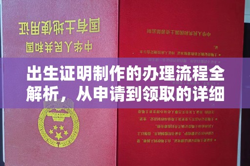 阿坝出生证明制作的办理流程全解析，从申请到领取的详细指南