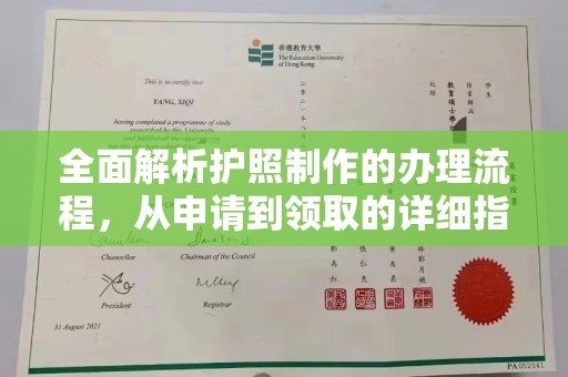 阿坝全面解析护照制作的办理流程，从申请到领取的详细指南